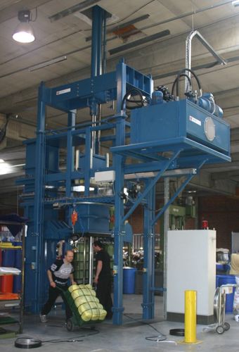 Prensa de balas para textiles - NDG - Valvan Baling Systems NV - vertical / de carga frontal / de gran velocidad