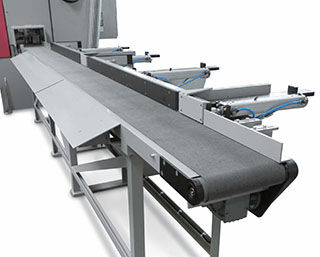 Sistema de clasificación automático - Behringer GmbH | Maschinenfabrik und Eisengießerei - con dispositivo de empuje