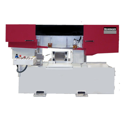 Máquina de aserrar de cinta - HBE320-523N 3D - Behringer GmbH | Maschinenfabrik und Eisengießerei - horizontal / para acero / para aluminio