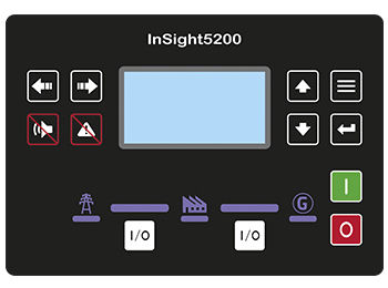 Cuadro de mando para grupo electrógeno - Insight5200 - AJ POWER - digital