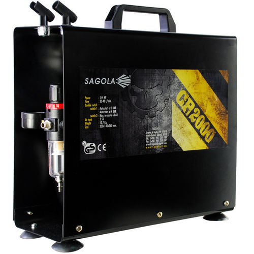 Compresor de pistón - CP 2000 - SAGOLA S.A.U. - de aire / con motor eléctrico / portátil