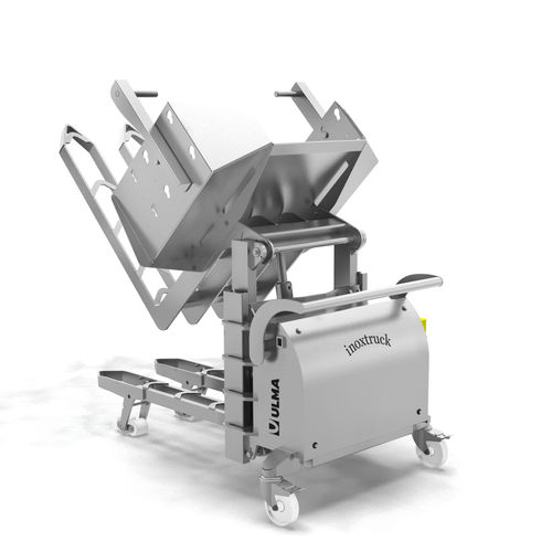 Inclinador electromanual - EBT10(i) - Inoxtruck - de cajas / de acero inoxidable / móvil