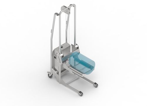 Apiladora eléctrica - EMS200 - Inoxtruck - manual / para conductor de pie / para la industria farmacéutica