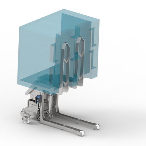 Inclinador electromanual - EBT750 - Inoxtruck - de cajas / de acero inoxidable / 90°
