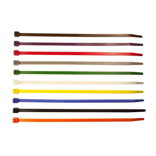 Sujetacables de nailon - UVZIP - Universeal (UK) Ltd - con bridas con elemento de fijación / con porta-etiquetas / autobloqueante