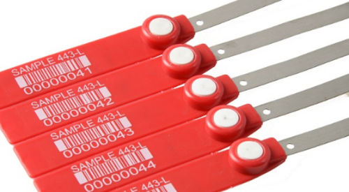 Precinto de seguridad de metal - UV443 - Universeal (UK) Ltd - de plástico / para la industria de transporte / para remolque