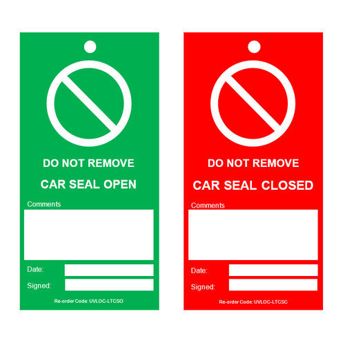 Etiqueta estanca - UVLOC-LTCS - Universeal (UK) Ltd - con motivos estampados / de seguridad / para coche