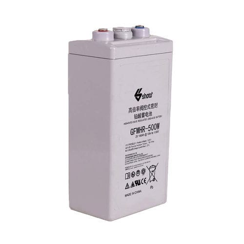 Batería con válvula reguladora - GFMHR series - Shoto / Shuangdeng Group Company Limited - bloque / 2 V / para ondulador
