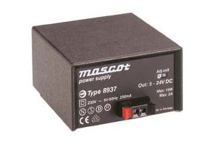 Alimentación eléctrica de mesa - 18 W, 5 - 24 V | 8937  - Mascot - AC/DC / ajustable