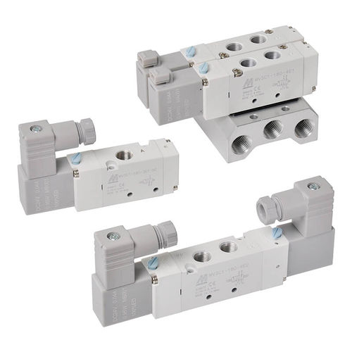 Distribuidor neumático de cajón - MVSC1-180 - Mindman Industrial - accionado por solenoide / de 5/2 vías / de 5/3 vías