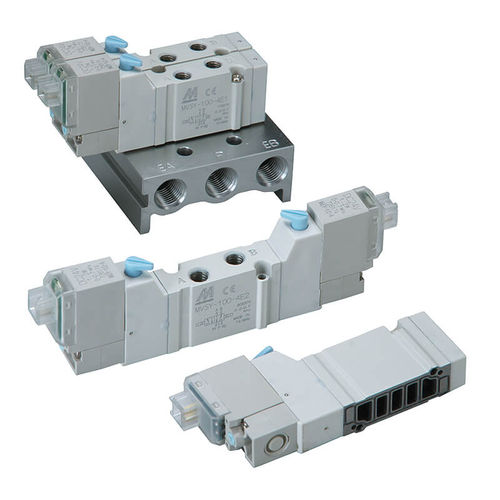 Distribuidor neumático de cajón - MVSY-100 - Mindman Industrial - accionado por solenoide / de 5/2 vías