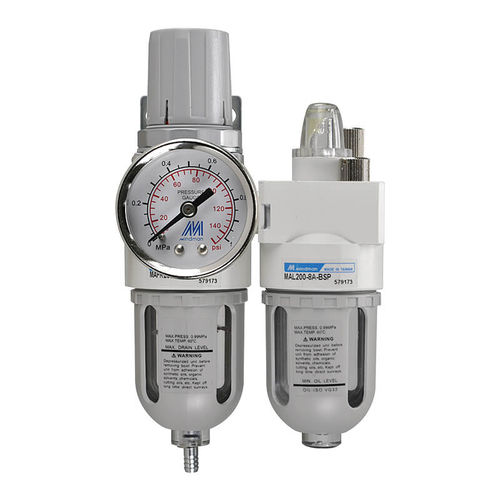 Filtro regulador lubricador de aire comprimido - MACP200 - Mindman Industrial