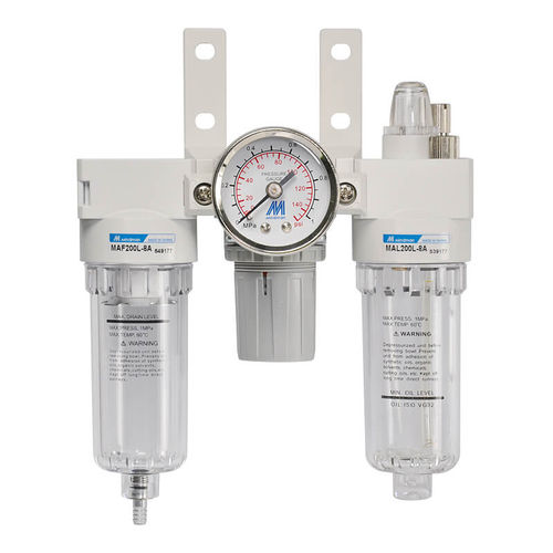 Filtro regulador lubricador de aire comprimido - MACT200L - Mindman Industrial