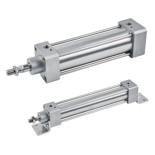 Cilindro neumático - MCQVS series - Mindman Industrial - de acero inoxidable / ISO 15552 / para el sector alimentario