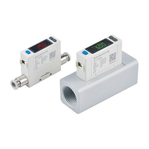Sensor de caudal volumétrico - MF01/02 - Mindman Industrial - para fluido hidráulico / con pantalla LCD / con visualización del perfil de velocidad en tiempo real