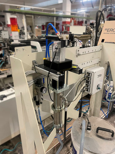 Sistema de descarga para productos adhesivos - ERO-GL/V - ERO Gluing Systems - automático