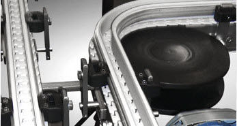 Transportador con cadena - EURO-flex 55 - Euroflex GmbH - horizontal / vertical / de transporte