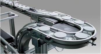 Transportador de banda - EURO-flex 85 - Euroflex GmbH - con cadena / horizontal / vertical