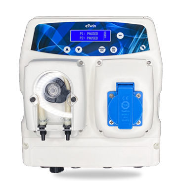 Bomba peristáltica - eTwin S - Etatron D.S. - para productos químicos / eléctrica / estacionaria