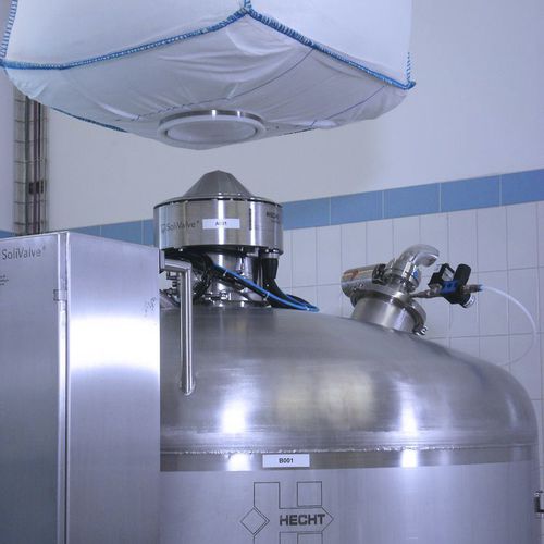 Válvula para big bag - SoliValve® - Hecht Technologie GmbH - para sólidos / de llenado / de chorro hueco