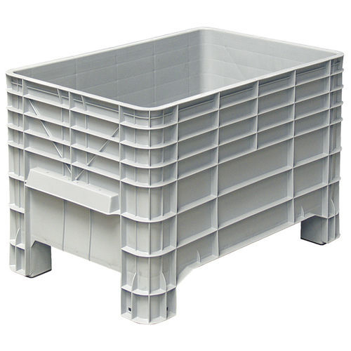 Caja-palé de plástico - 2060-670-4FGG - Kiga GmbH - con tapa