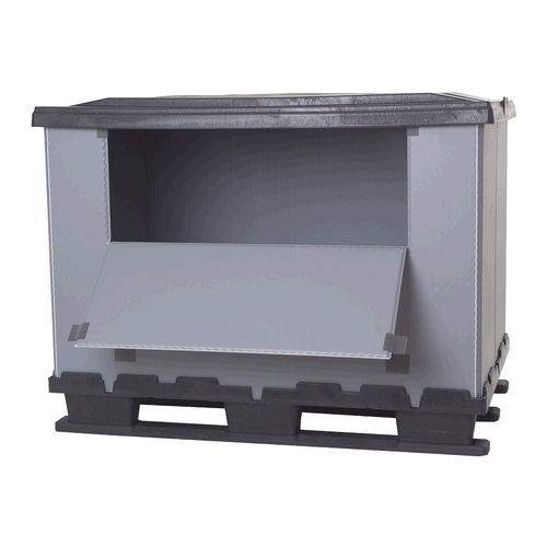 Caja-palé plegable - K4 - Kiga GmbH - de plástico / para almacenamiento / de transporte