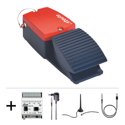 Interruptor de pedal de seguridad - RF GFI SW2.4-safe - steute Schaltgeräte - inalámbrico / 1 pedal / IP67