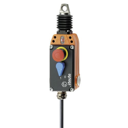 Interruptor de muelle - EX ZS 80 - steute Schaltgeräte - con tracción de cable / unipolar / estanco