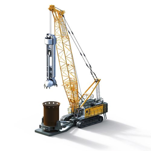 Grúa con orugas - HS 8130 HD - Liebherr Excavators - de mástil / para obra / de manipulación