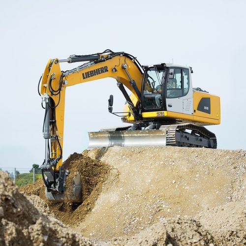 Excavadora intermedia - R 918 - Liebherr Excavators - con orugas / Tier 4 provisional / para obra de construcción