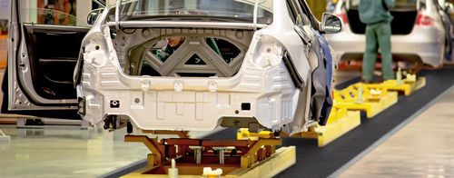 Transportador de banda - MINDA Industrieanlagen GmbH - horizontal / de vehículo / para la industria del automóvil