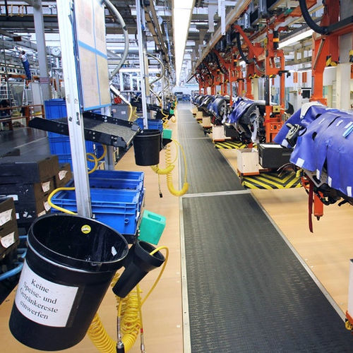 Sistema de transporte para vehículo industrial - MINDA Industrieanlagen GmbH - para línea de montaje / de suelo