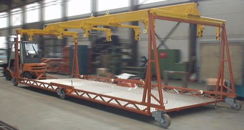 Carro de transporte - MINDA Industrieanlagen GmbH - de metal / de plataforma
