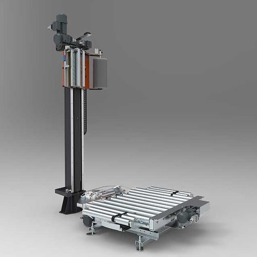 Envolvedora con plataforma giratoria - Spider VA - Pamminger Verpackungstechnik Ges mbH - enteramente automática / para palés / con dispositivo colocador de techo