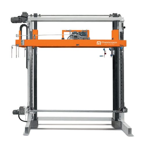 Flejadora vertical - T-Aggregat - Pamminger Verpackungstechnik Ges mbH - totalmente automática / de palés / para cintas de flejado de PP-PET