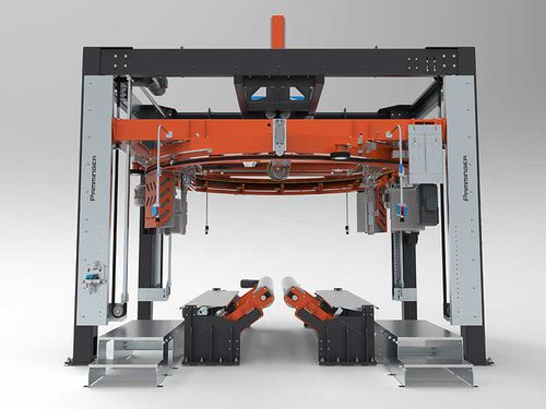 Envolvedora axial - Raptor - Pamminger Verpackungstechnik Ges mbH - horizontal / enteramente automática / para productos cilíndricos