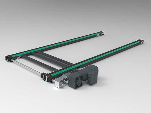 Transportador con cadena - Pamminger Verpackungstechnik Ges mbH - de transporte / motor eléctrico / para palés