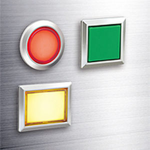 Botón pulsador táctil - LB Series - IDEC USA - estanco / IP65 / con luz LED