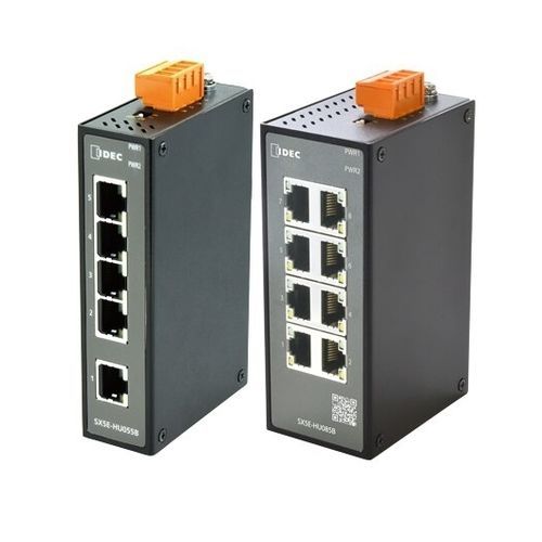 Conmutador Ethernet no administrable - SX5E series - IDEC - 8 puertos / 5 puertos / con caja