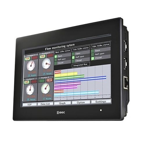 HMI con tecnología capacitiva proyectada - HG2J - IDEC - empotrable / 800 x 480 / IP65
