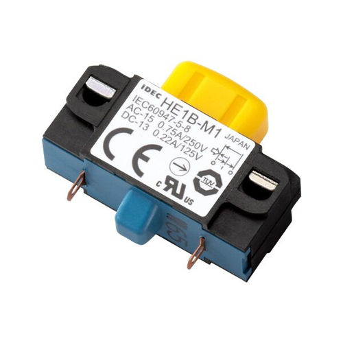 Pulsador de validación con 3 posiciones - HE1B Series - IDEC - AC/DC / IP40