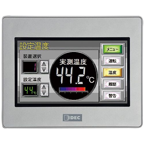 HMI con pantalla táctil - HG1G series - IDEC - empotrable / 480 x 272 / TFT LCD