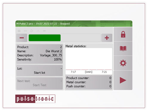 Detector de metales digital - M-Pulse2pro - Pulsotronic-Anlagentechnik GmbH
