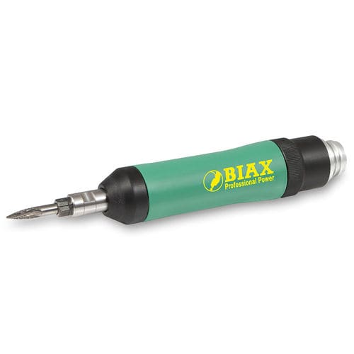 Amoladora neumática - SRD 6-45/2 - BIAX - Schmid & Wezel GmbH - recta / escape trasero / ergonómica