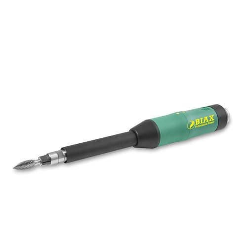 Amoladora neumática - SRD 8-20/2 L 100 - BIAX - Schmid & Wezel GmbH - recta / escape trasero / extensible