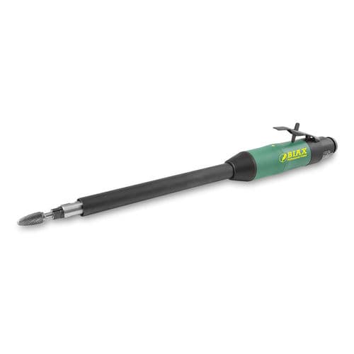 Amoladora neumática - SRH 8-20/2 L 200 - BIAX - Schmid & Wezel GmbH - recta / escape trasero / extensible