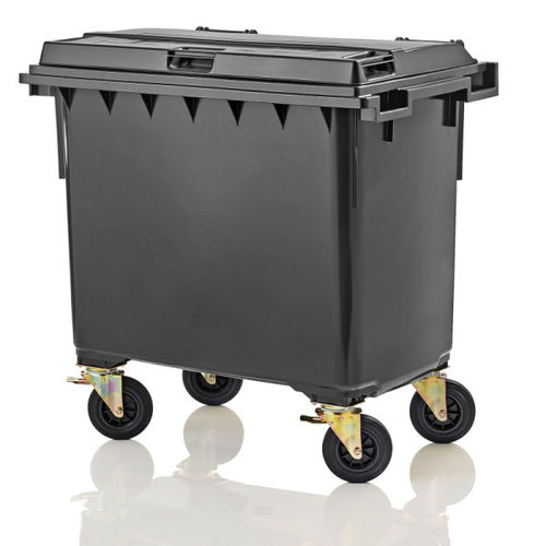 Contenedor de residuos de polietileno - ALTARES SRL - enterrado / para reciclaje / 4 ruedas