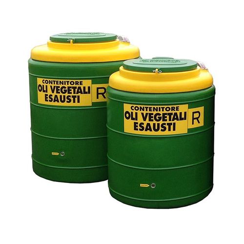 Contenedor para almacenamiento - TankOIL - ALTARES SRL - para productos químicos / de polietileno / con tapa