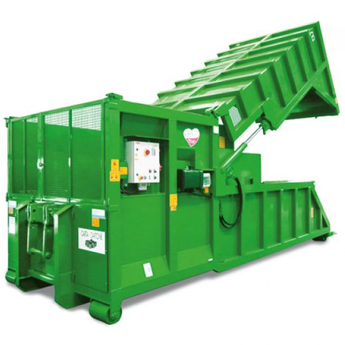Compactador de basura horizontal - CMPACB series - B.T.E. SPA - cartón / para plástico / móvil