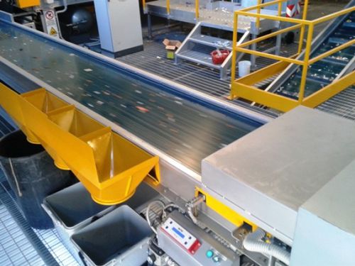 Detector de metales de túnel - MDL - BMCR SRL - para productos a granel / con transportador / para la industria del reciclaje